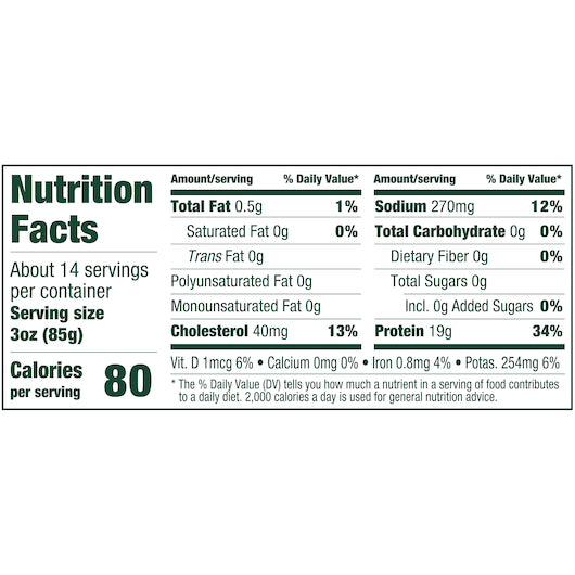 Chicken Of The Sea Tuna Premium Pouch, 6 x 43 oz Case - DOT product image 6