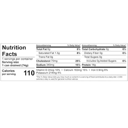 Chicken Of The Sea Smoked Sardines In Oil, 18 x 3.75 oz Case - DOT product image 8