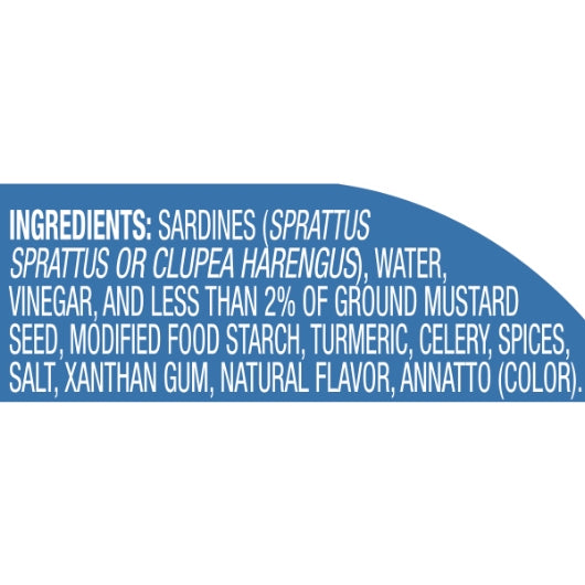 Chicken Of The Sea Sardines In Mustard Sauce Canned, 18 x 3.75 oz Case - DOT product image 6