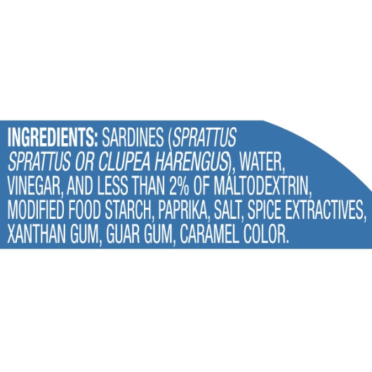 Chicken Of The Sea Sardines In Louisiana Hot Sauce Canned, 18 x 3.75 oz Case - DOT product image 4