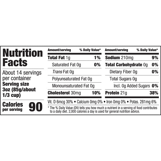 Pouch Prime Albacore White Albacore Tuna Chunks, 6 x 43 oz Case - DOT product image 6