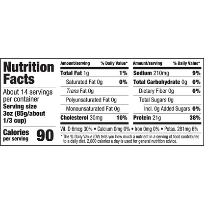 Pouch Prime Albacore White Albacore Tuna Chunks, 6 x 43 oz Case - DOT product image 6