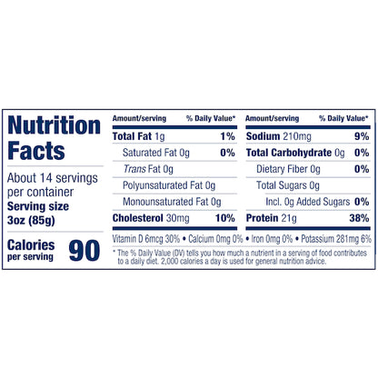 Pouch Prime Albacore White Albacore Tuna Chunks, 6 x 43 oz Case - DOT product image 7