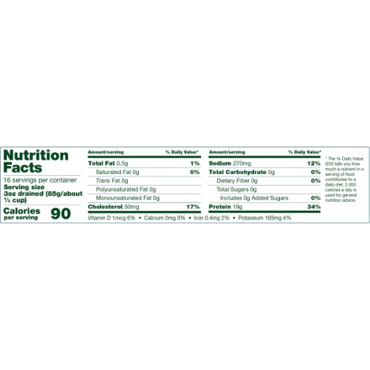 Chicken Of The Sea Tonggol Light Tuna In Water, 6 x 66.5 oz Case - DOT product image 8