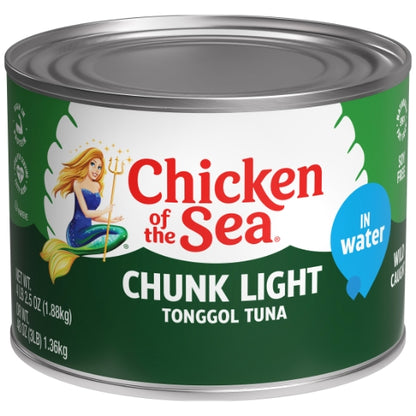 Chicken Of The Sea Tonggol Light Tuna In Water, 6 x 66.5 oz Case - Meat, Poultry & Seafood