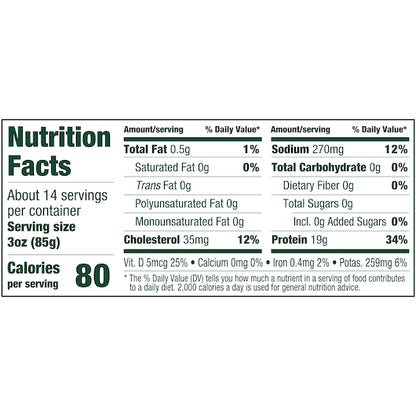 Chicken Of The Sea Tonggol Light Tuna Pouch, 6 x 43 oz Case - DOT product image 7