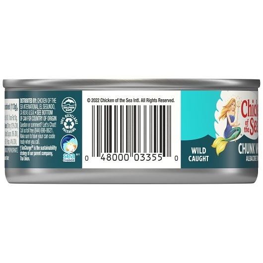 Chicken Of The Sea Chunk Albacore Tuna In Water, 24 x 5 oz Case - DOT product image 5