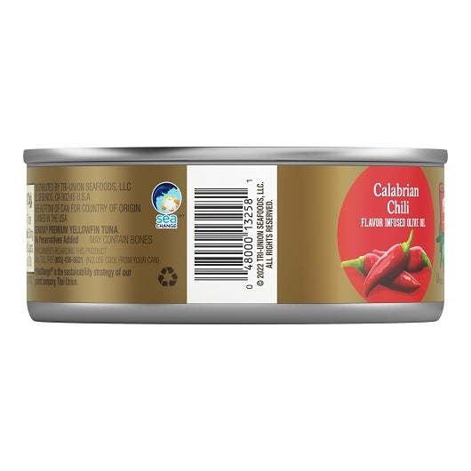 Genova Solid Light Yellowfin Tuna In Calabrian Chili Olive Oil, 12 x 5 oz Case - DOT product image 3