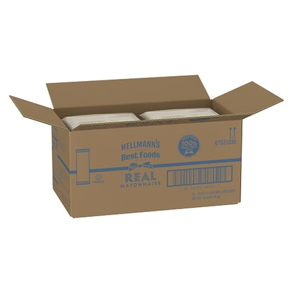 Hellmann's Real Mayonnaise Bulk, 12 x 24 fl oz Case - Condiments & Sauces
