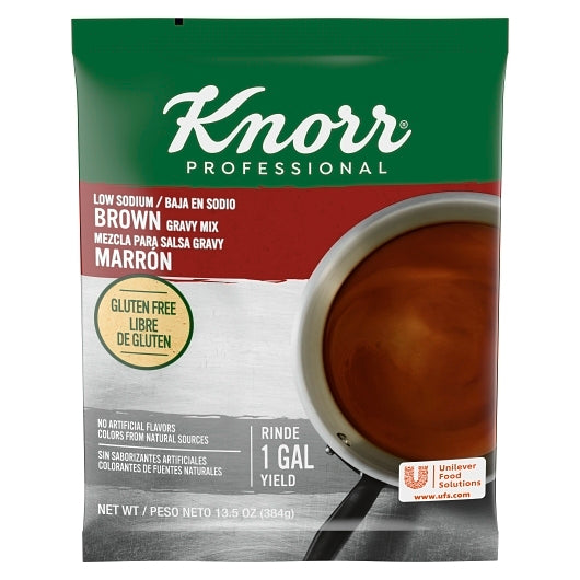 Knorr Brown Gravy Mix, 6 x 13.5 oz Case - Condiments & Sauces