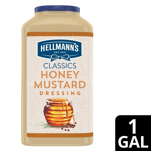 Hellmans Honey Mustard Classic Honey Mustard Dressing Bulk, 4 x 1 GA Case - DOT product image 3