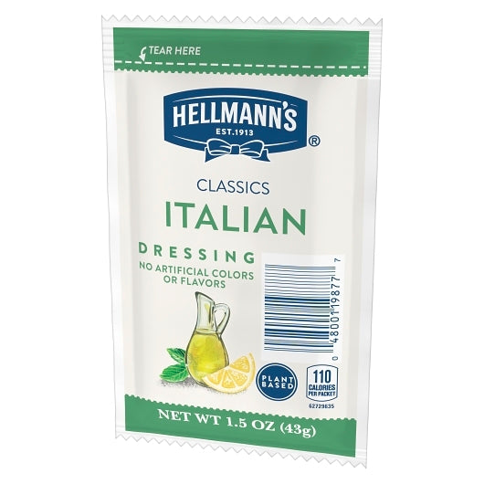 Hellmanns Zesty Italian Classics Italian Salad Dressing Single Serve, 102 x 1.5 oz Case - DOT product image 7
