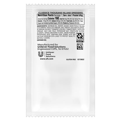 Hellmann's Classics Thousand Island Salad Dressing Single Serve, 102 x 1.5 oz Case - DOT product image 5