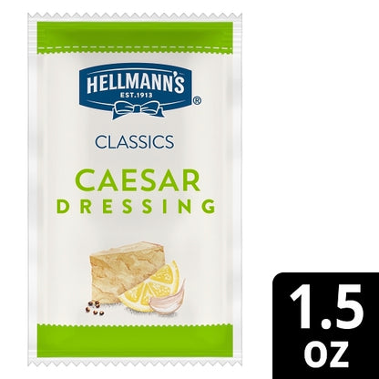 Hellmanns Creamy Caesar Classics Caesar Salad Dressing Single Serve, 102 x 1.5 oz Case - DOT product image 4