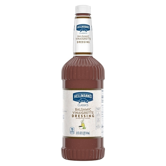 Hellmanns Balsamic Vinaigrette Classics Balsamic Vinaigrette Salad Bar Dressing Bottle, 6 x 32 oz Case - DOT product image 3