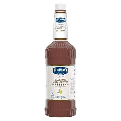Hellmanns Balsamic Vinaigrette Classics Balsamic Vinaigrette Salad Bar Dressing Bottle, 6 x 32 oz Case - DOT product image 3