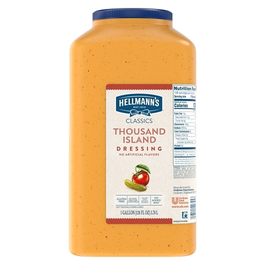 Hellmanns Creamy Thousand Island Dressing Bulk, 4 x 1 GA Case - DOT product image 2
