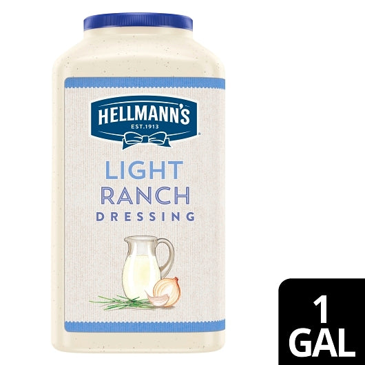 Hellmanns Light Ranch Dressing Bulk, 4 x 1 GA Case - DOT product image 4