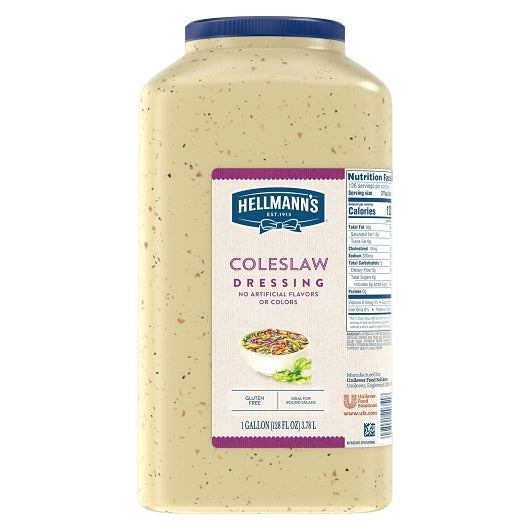 Hellmanns Creamy Coleslaw Dressing Bulk, 4 x 1 GA Case - DOT product image 2