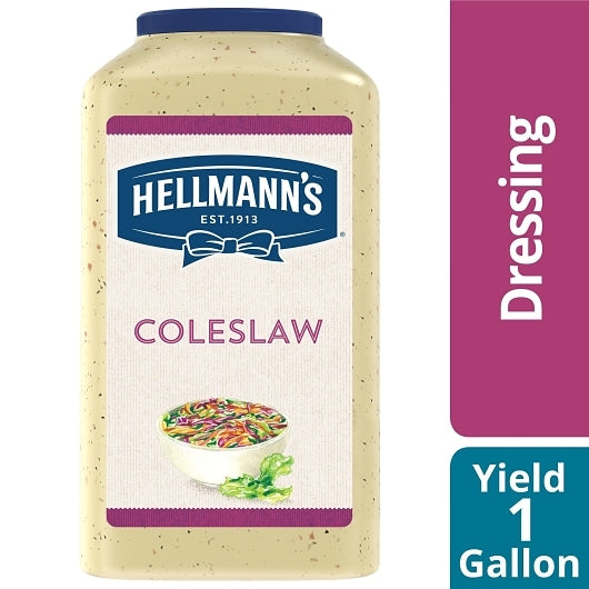 Hellmanns Creamy Coleslaw Dressing Bulk, 4 x 1 GA Case - Condiments & Sauces