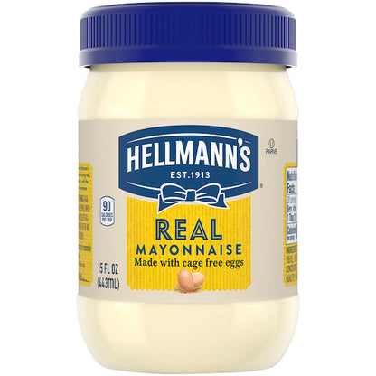 Hellmann's Container Mayonnaise Jar, 12 x 15 fl oz Case - Condiments & Sauces