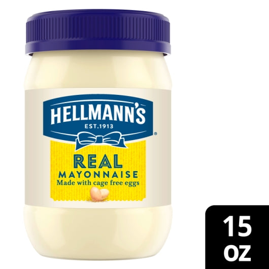 Hellmann's Container Mayonnaise Jar, 12 x 15 fl oz Case - DOT product image 2