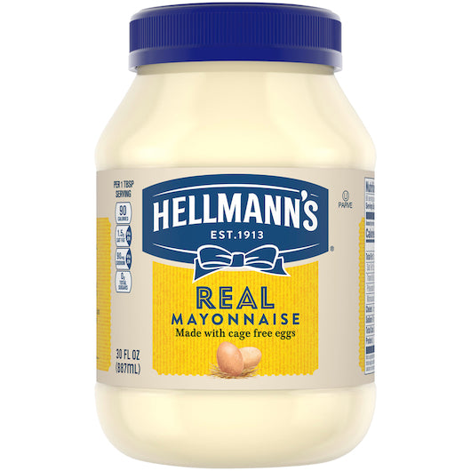 Hellmann's Real Mayonnaise Jar, 15 x 30 fl oz Case - DOT product image 2