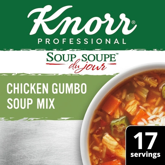 Knorr Soup du Jour Chicken Gumbo Mix, 4 x 16.9 fl oz Case - DOT product image 3