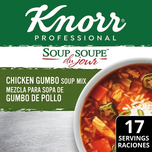 Knorr Soup du Jour Chicken Gumbo Mix, 4 x 16.9 fl oz Case - DOT product image 4
