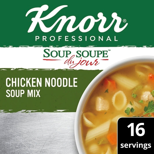 Knorr Soup Du Jour Chicken Noodle Mix, 4 x 13.3 oz Case - DOT product image 2