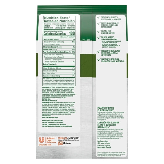 Knorr Professional Soup Du Jour New England Clam Chowder Mix, 4 x 27 oz Case - DOT product image 7