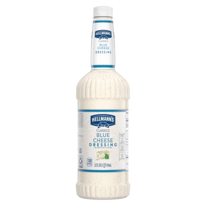 Easy Pour Bottle Classics Blue Cheese Salad Bar Dressing Bottle, 6 x 32 oz Case - Condiments & Sauces