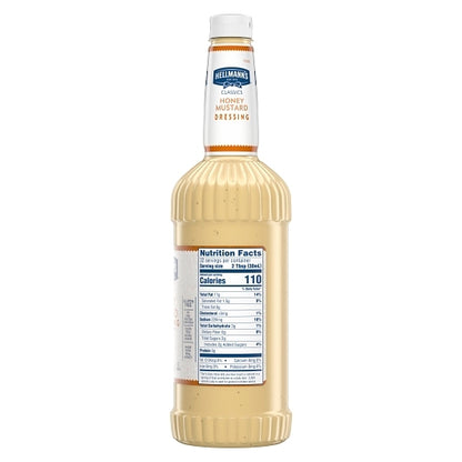 Hellmanns Blue Ribbon Classics Honey Mustard Salad Bar Dressing Bottle, 6 x 32 oz Case - DOT product image 7