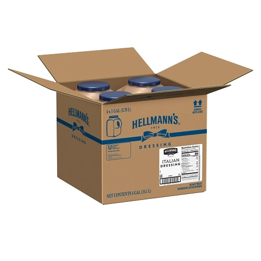 Hellmans Dressing Blue Classic Italian Dressing Bulk, 4 x 1 GA Case - Alternate product angle or state