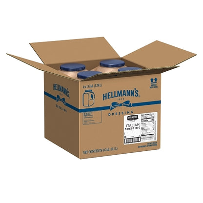 Hellmans Dressing Blue Classic Italian Dressing Bulk, 4 x 1 GA Case - Alternate product angle or state