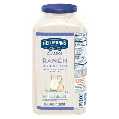 Hellmann's Creamy Ranch Dressing Bulk, 4 x 1 GA Case - DOT product image 2