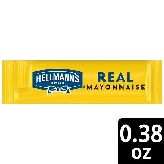 Hellmann's Mayonnaise Single Serve Packets, 210 x 0.38 fl oz Case - Condiments & Sauces