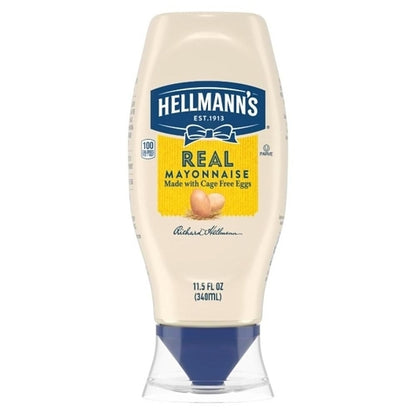 Hellmann's Real Mayonnaise Bottle, 12 x 11.5 fl oz Case - DOT product image 2