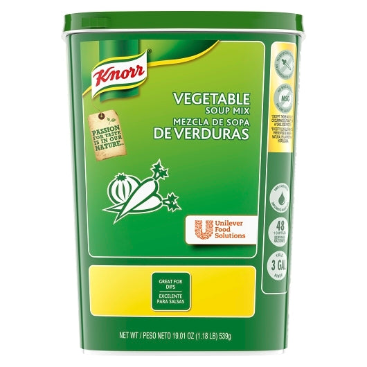 Knorr Vegetable Soup Mix, 6 x 19.01 fl oz Case - DOT product image 2