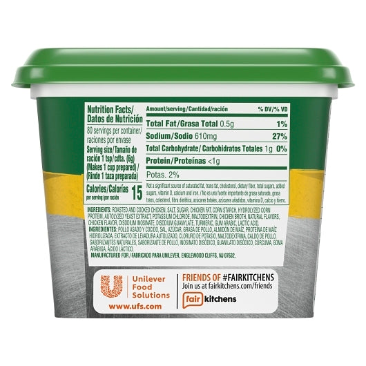 Knorr Professional Gluten Free Chicken Base Bouillon, 6 x 1 lb Case - DOT product image 8