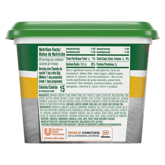 Knorr Seafood Base, 6 x 1 lb Case - DOT product image 7