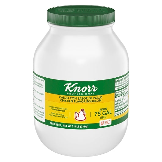 Knorr Chicken Flavor Bouillon Powder, 4 x 7.9 lb Case - Pantry Ingredients