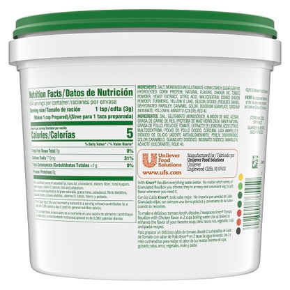 Knorr Caldo De Tomate / Tomato with Chicken Flavor Base/Bouillon, 4 x 4.4 lb Case - DOT product image 7