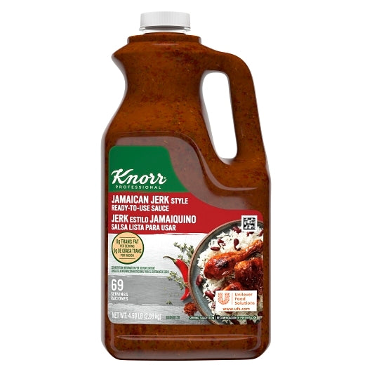 Knorr Jamaican Jerk Sauce Bulk Jugs, 4 x 0.5 GA Case - Condiments & Sauces