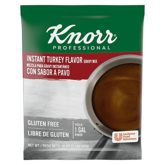 Knorr Turkey Gravy Mix, 6 x 1 lb Case - Condiments & Sauces