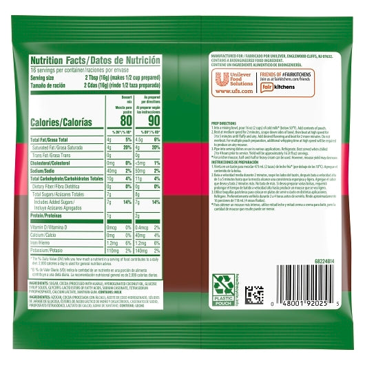 Knorr Milk Chocolate Mousse Mix, 10 x 8.75 oz Case - DOT product image 3