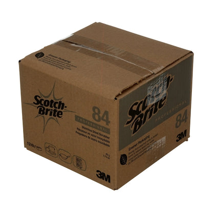 Scotch-Brite 1.75 Ounce Stainless Steel Scrubber, 12 x 1 ct Case - Cleaners & Sanitizers