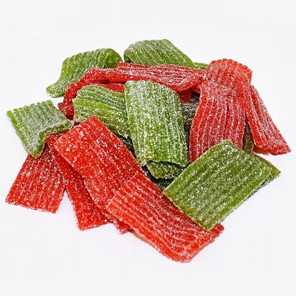 Rips Assorted Licorice Bite Size Strawberry & Green Apple Peg Bag, 12 x 4 oz Case - DOT product image 3