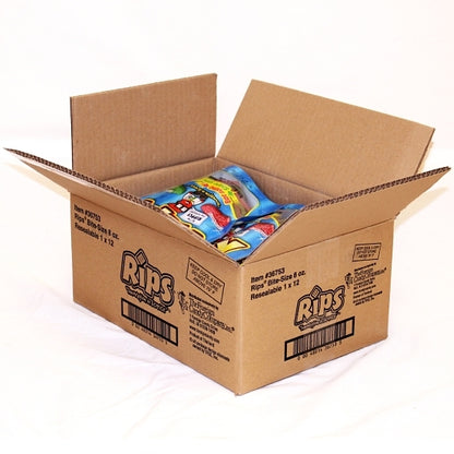 Rips Bite Size Strawberry, Apple Pieces Resealable Bag, 12 x 8 oz Case - DOT product image 7