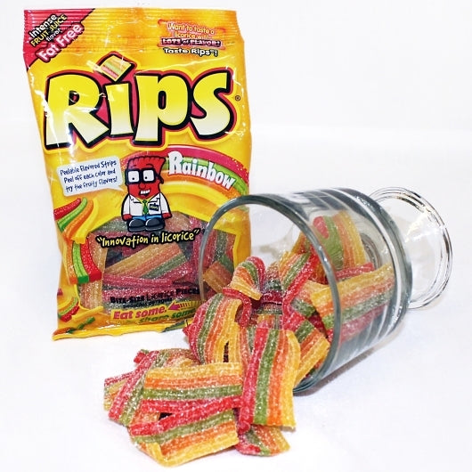Rips Rainbow Bite Size Peelable Rainbow Pieces, 12 x 4 oz Case - DOT product image 5